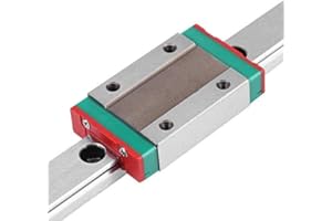 DIYEENI Mini guides linéaires linéaires, rail de guidage pour rail à billes de 450 mm avec glissière MGN12H de 12 mm, rail de guidage linéaire pour jauges de précision, équipement d'automatisation et petits d