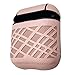 Produktbild AirPods Ledertasche Hülle,Echt Leder Tasche Stoßfeste Schutzhülle Slim und Lightweight Luxus Echtleder Leder Case für Apple AirPods1&2 Case (LED an der Frontseite Nicht Sichtbar) (Rosa)