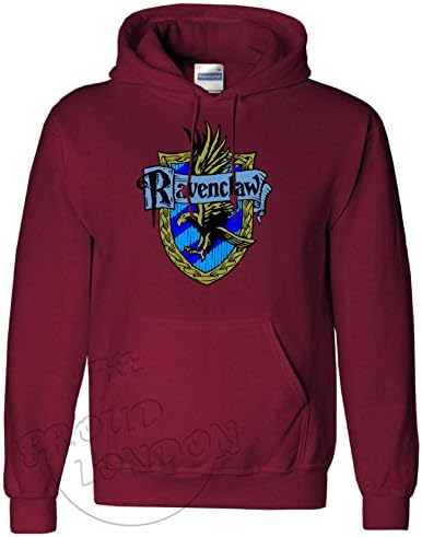 RAVENCLAW Unisex Hoodie HarryPotter Magic Hogwarts Tumblr Pinterest Fashion Gift (Small, Maroon)