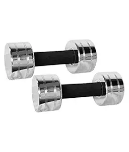 HASHTAG FITNESS Chrome Steel Dumbbells 2kg to 20kg Dumbbell Set Set for Home Gyms