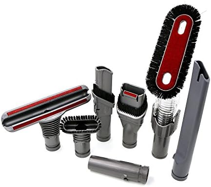 7PCS/Set Home Cleaning Up Tools Kit Vacuum Accessories Set Replacement Parts Brushes Head attachments for Dyson Handheld Vacuum Cleaners V6 DC16 DC31 DC33 DC34 DC35 DC56 DC58 DC59 DC61 DC62 DC72 Animal(7 in 1)