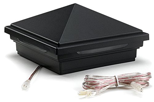 Preisvergleich Produktbild LED Post Gap lichtecht quadratisch Stil Pyramide anthrazit / schwarz