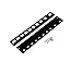 Demarkt 10pcs Toothbrush Style Eyebrow Brush Foundation Eyeliner Pro Makeup Brushes Display Shelf
