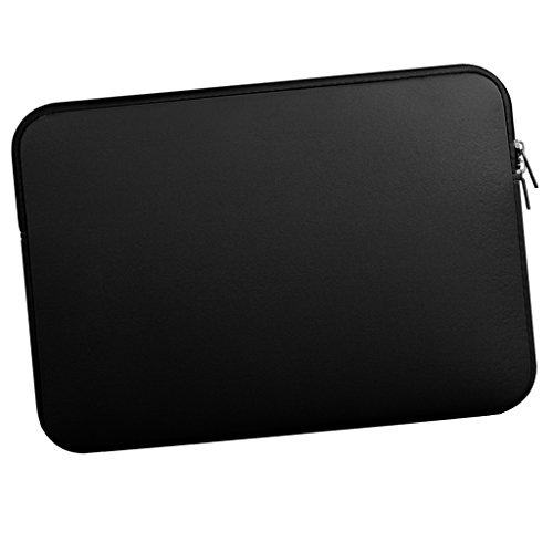 Laptop Hülle Tragetasche Schutzhülle Laptophülle Laptop Tasche für Macbook Mac Air/Pro/Retina – Schwarz, 13 Zoll - 3