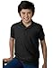 Hanes Cotton-Blend Kids` Jersey Polo, 054Y, XS, Black