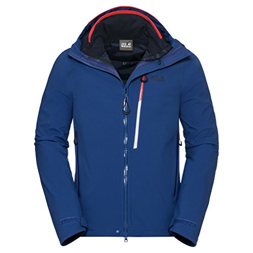 Preisvergleich Produktbild JACK WOLFSKIN Herren Softshelljacke QUINTESSENCE MEN, royal blue, XL, 1305061-1505005