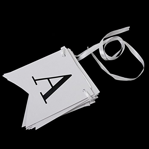 Banner – TOOGOO(R) Just Married Hochzeit Braut Westlichen Parteidekoration Bunting Girlande Banner - 7