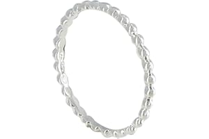 LES POULETTES BIJOUX - Bague Argent Anneau de Billes - taille 64