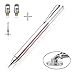 Produktbild Ciscle Precision Disc Stylus und Hybrid Fiber Styli mit 2 austauschbaren Faserspitzen, 1 austauschbare Disc-Spitze kompatibel mit iPads, Tablets, iPhones, Samsung Tab und mehr (Pink)