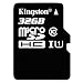 Produktbild Kingston MicroSDXC-Speicherkarte für Samsung Galaxy J4 Core mit individueller Formatierung und Standard-SD-Adapter (Klasse 10, UHS-I), 32 GB