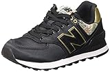 Material de la suela: EVA New Balance 574v2, Zapatillas para Mujer, Negro (Black/North Sea Snc), 37 EU