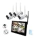 Produktbild 9 Zoll Full Touch - Monitor/DVR für HD Funk Echtzeit Videoüberwachung mit bis zu 4 Nachtischt Kameras und integrierter 500GB Festplatte inkl. Wifi-Adapter (4xBullet weiß)