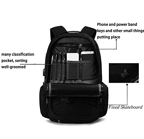 40L Basketball Fu ball Rucksack Skateboard Snowboard Ball Rucksack Komplettboard Backpack mit USB Steckdose Laptop 17 3 Zoll Rucksack Reise Schule Co reviews 40L Basketball Fu ball Rucksack Skateboard Snowboard Ball Rucksack Komplettboard Backpack mit USB Steckdose Laptop 17 3 Zoll Rucksack Reise Schule Co