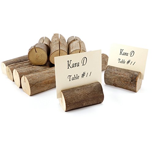 20 x Holz Holzsteg Tischkartenhalter Platzkartenhalter Kartenhalter Platzkarte Namesschild Hochzeit Wohnung Foto Deko Tischdeko