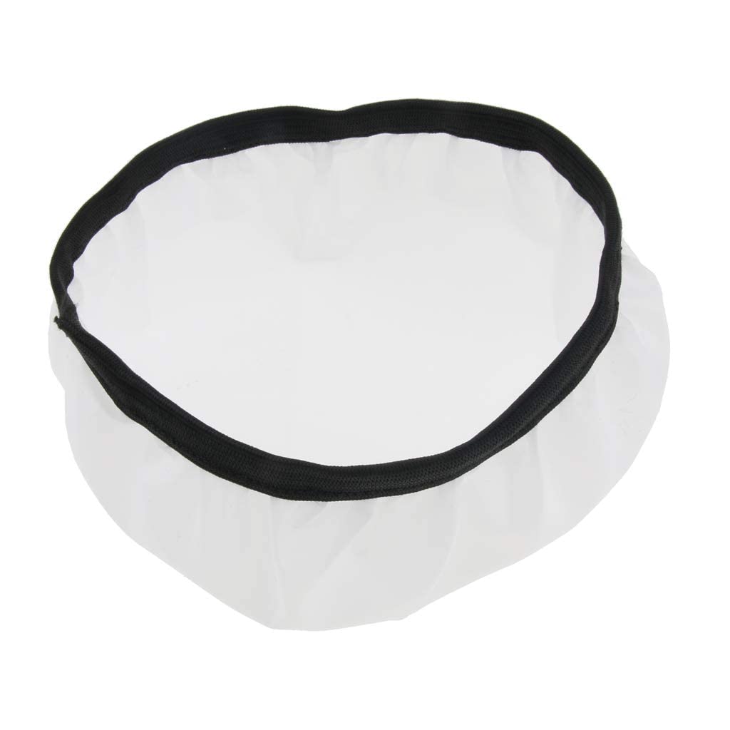 ALFASIYA® Soft White Diffuser Cloth Cover for 7"/18cm Studio Standard Strobe Reflector