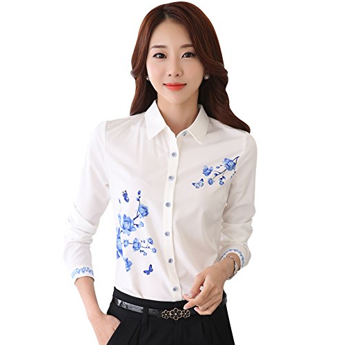 white chiffon tops uk