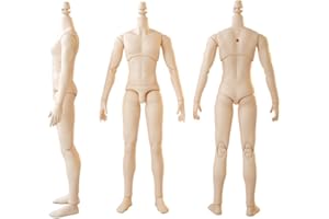 XiDonDon YMY23 YMY25 Cuerpo Masculino para muñeca articulada SD BJD ob22,ob24 GSC, Accesorios de Repuesto para muñecas (23 White)
