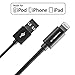 Produktbild USB Kabel mit Lightning Stecker (Apple zertifiziert) Lade- und Datenkabel für iPhone 5 5C 6S 7 Plus SE iPad mini 3 4 Pro Air 2 - 1,8 m von CABBRIX (schwarz)
