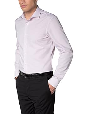 ETERNA Langarm Hemd SLIM FIT Barré gestreift