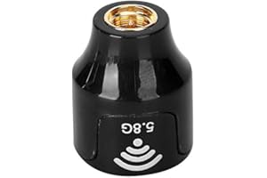 VGEBY Antenne 5.8Ghz, antenne RHCP à Gain élevé 3dBi pour Accessoire de pièces de Drone RC de Course(Aiguille intérieure Noire)