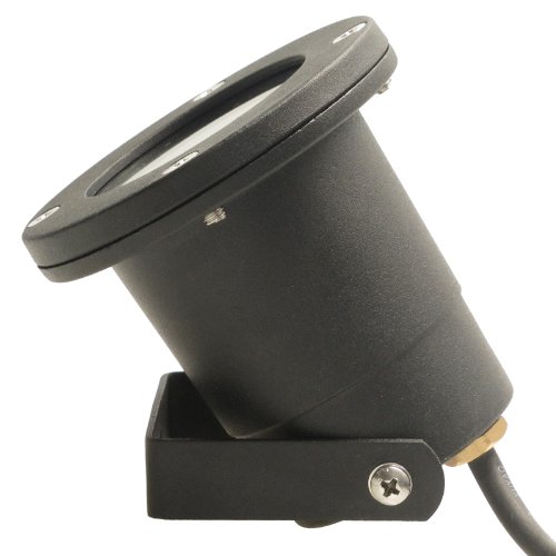 Bodenstrahler GARDENO IP68 inkl. Erdspieß 230V; SMD LED 5,0 Watt; Warm-Weiß; Bodenleuchte Gartenstrahler Teichleuchte Außenstrahler Außenleuchte; Leuchtmittel austauschbar - 6