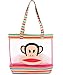 Produktbild Paul Frank Julius Affe Schultertasche Einkaufstasche Beach Shopper Tasche Monkey Face Multi Rainbow Stripe
