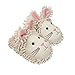 Aroma Home Fuzzzy Friends Hausschuhe mit Hasen-Motiv, weiß, 41 EU (7 UK)