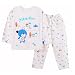 Internet Baby Clothing, Boys Girls Cotton Tops + Pants Set for 6 Month~4 Years Old (12-24Months, Blue)