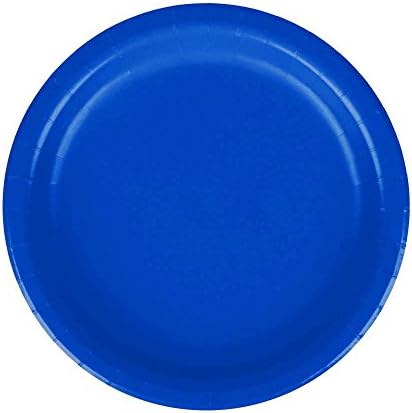 Royal Blue Paper Lunch Plates 50ct