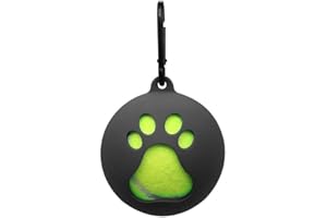 HYCLAM Standard Tennis Ball Holder With Carabiner Hands-Free Pet Ball Cover Holder For Training Walking Tennis Play Durable Hands-free Pet Ball Cover Holder Flexible And Durable