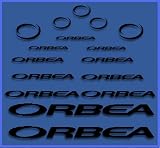 Material de alta resistencia Ecoshirt NX-CJOR-VI3A Pegatinas Orbea Dr04 Vinilo Adesivi Decal Aufkleber Клей MTB Stickers Bike, Negro