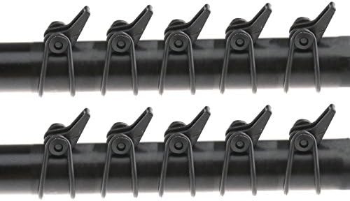 SFIC LTD 10x Hooks For Fishing Rod Hook Keeper Fish Rods Tackle Accessory, Plastic + Rubber