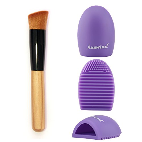 Huewind Synthetic Kabuki Makeup Brush Set Cosmetics Foundation Blending Blush Eyeliner Face Powder Brush Makeup Brush Kit (1Pcs)