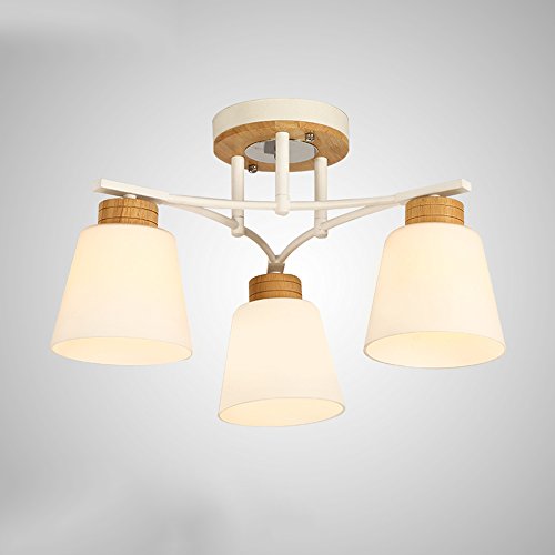 Preisvergleich Produktbild Einbauleuchten Pendelleuchte Kronleuchter Traditionell / Klassisch Rustikal / Lodge Holz Feature for Mini Style MetalWohnzimmer Schlafzimmer Esszimmer Studie Inklusive Glühbirne ( Farbe : 3 Leuchten )