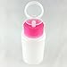 Liquid Pump Dispenser by KingOfHearts for Manicure Pedicure Makeup Nail Varnish Remover Empty Bottle (150ml (5oz), Pink)