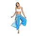 Produktbild Lose Yogahosen Damen Böhmische Yogahosen mit Weitem Bein Frauen Casual Sommer Yoga-Hose Baggy Boho Aladdin Jumpsuit Harem Pants