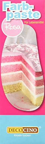 Preisvergleich Produktbild Dekoback Lebensmittelfarbe Pink Paste, 25 g
