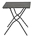 Produktbild Lafuma Quadratischer Gartentisch, für 2 Personen, Klappbar, Wetterfest, vulkan (meliert), 68 x 64 cm