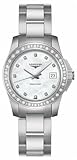 Longines Eroberung Perle Diamanten Damen-Armbanduhr