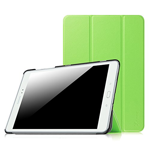 Fintie Samsung Galaxy Tab A 9.7 Hülle Case - Ultra Schlank Superleicht Ständer Smart Shell Cover Schutzhülle Etui Tasche mit Auto Schlaf / Wach Funktion für Samsung Galaxy Tab A 9.7 T550N / T555N 24,6 cm (9,7 Zoll) Tablet-PC, Grün