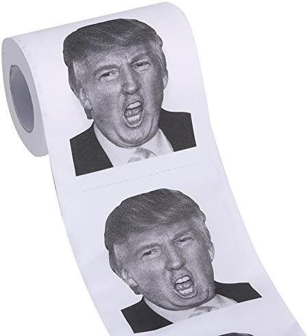 Donald Trump Toilet Paper Roll Tissue Gag Gift Make America Great Again