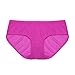 Produktbild YSFWL  Damen Panties SüßE Slips Sexy Unterhosen Mesh Unterwäsche Candy Farbe Tangas Niedrige Taille Volltonfarbe Bikinis Taillenslips Unsichtbare Dehnbare Bequeme Höschen Hipsters (Hot Pink)