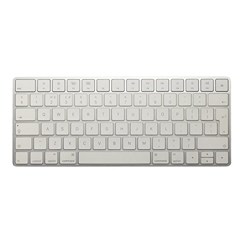 MiNGFi Tastatur Silikon Schutz Abdeckung für 2016+ MacBook Pro 13″ 15″ with Multi-Touch Bar EU/ISO Keyboard Layout Silicone Cover – Transparent - 2