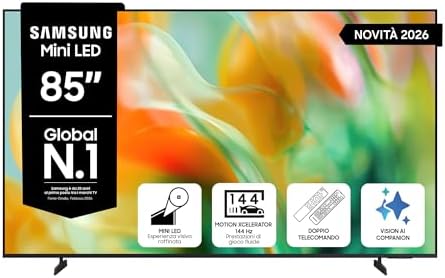 Samsung 85" UE85M80HAUXZT Mini LED 4K 144 Hz Smart TV Vision AI 2026