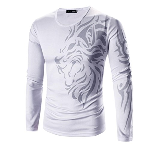 Preisvergleich Produktbild Kobay Herren Mode Druck Langarm T-Shirt