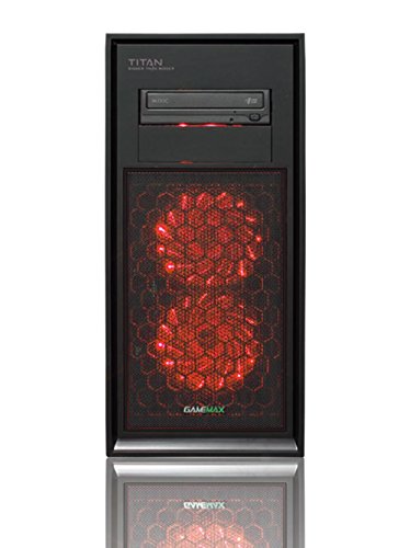 ADMI GTX 1050 Ti GAMING PC: High-End Gaming Desktop Computer: AMD Piledriver FX-8300 8 Core 4.2GHz Turbo CPU / NVIDIA GeForce GTX 1050 Ti 4GB GDDR5 4K Graphics Card / 8GB 1600MHz DDR3 RAM / 1TB Hard Drive / 500W PSU Bronze Rated / HD Audio / USB 3.0 / HDMI/4K Ultra HD Support / Game Max Titan Red LED Gaming Case / DVDRW 24x / Pre-Installed with Windows 10