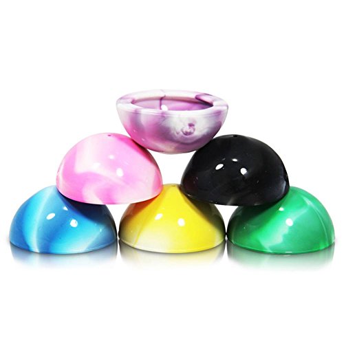 9 x HC-Handel 914224 Schnalzer Gummihalbkugel Popper Popup Marmor sortiert 4,5 cm