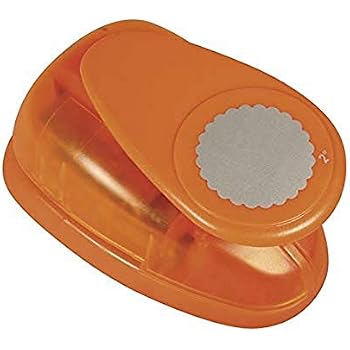 Efco Motivstanzer Oval Gezahnt, L – Für Papier, Moosgummi, Wachsplatten, 38 X 28 Mm Motivgröße, Pink