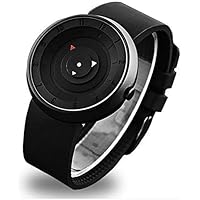 Emartos Analogue Men's & Boys' Watch (Black Dial Black Colored Strap)