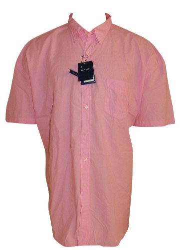 Preisvergleich Produktbild GANT Herren Hemd Kurzarm Gr. S Pastell Pink